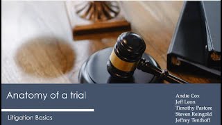 Anatomy of a Trial