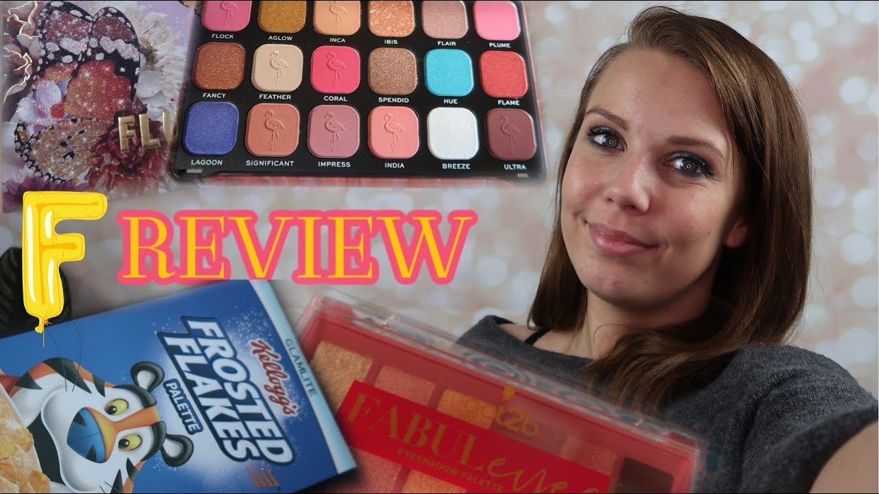 PALETTEN REVIEW meine Paletten mit F YouTube