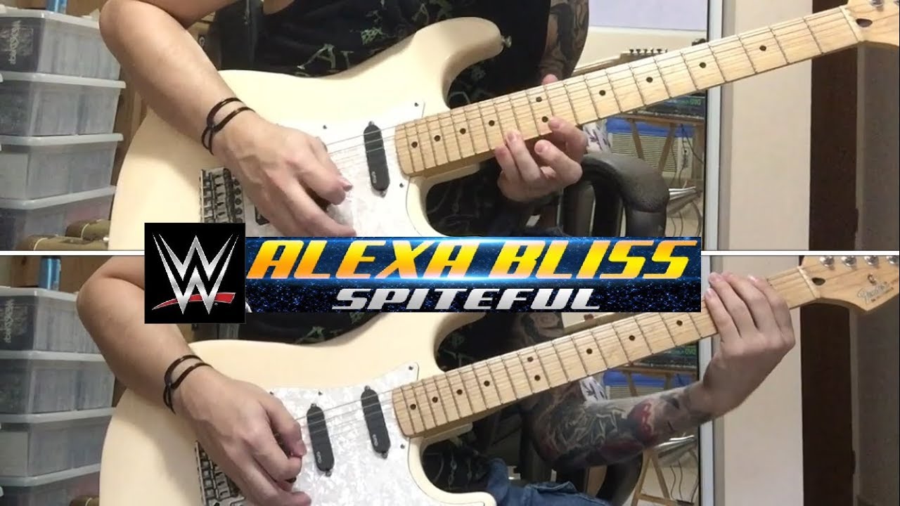Alexa Bliss "Spiteful" WWE theme guitar cover (Rock Mix) YouTube