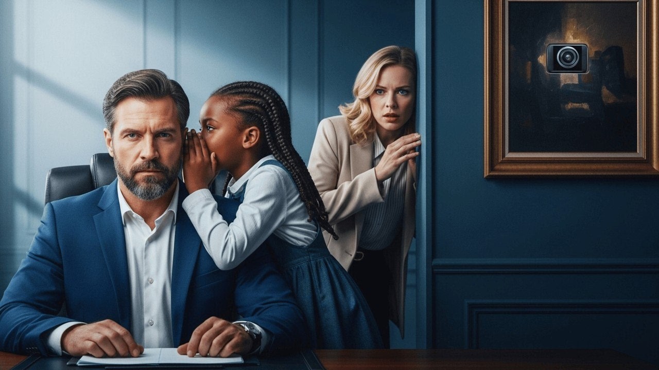 “ቢሮህ ውስጥ ካሜራ አለ’ ስትል ጥቁሯ ህጻን ልጅ በሹክሹክታ ተናገረች - ከዚያም ቢሊየነሩ የእጮኛውን እውነተኛ ማንነት አጋለጠ።