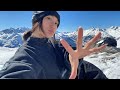 ASMR ON TOP OF THE WORLD ⊹˚. (snow, ice, skiing,..)