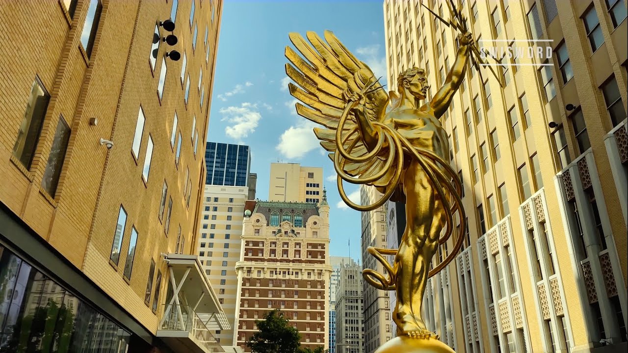 DALLAS Downtown Walking Tour - Travel Guide 4K 2022