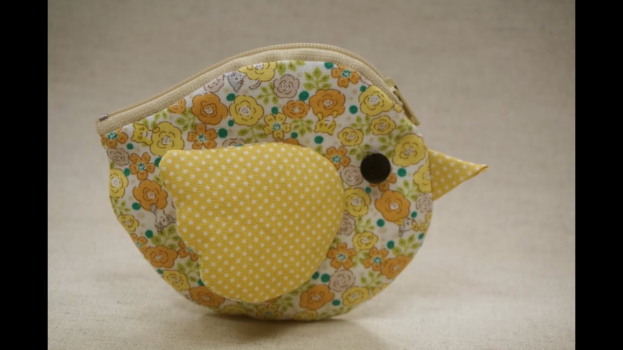 清秀佳人布坊 - 手作教學 - 小鳥零錢包的作法