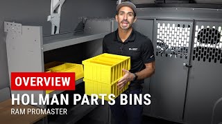 Holman Shelving Bins Overview