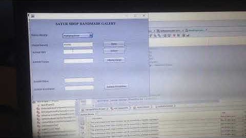 Aplikasi penjualan (kasir) sederhana menggunakan java netbeans