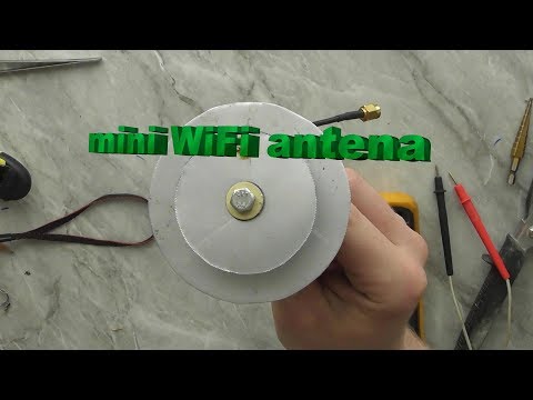 Powerful mini WiFi antenna