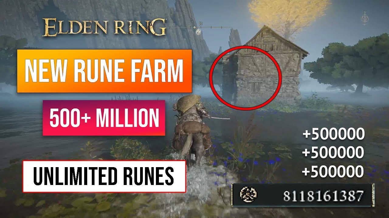 Elden Ring Rune Farm | New Rune Glitch | 500 Million Runes In Minutes!