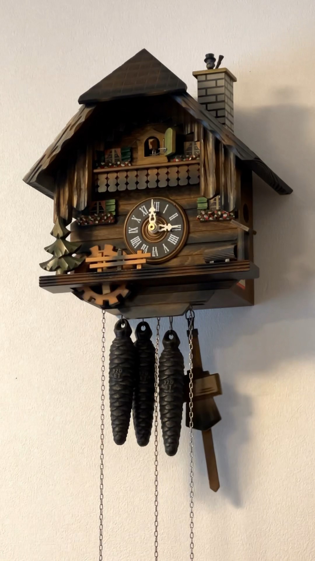 シチズン 鳩時計 甘辛い クォーツ式 稼働品