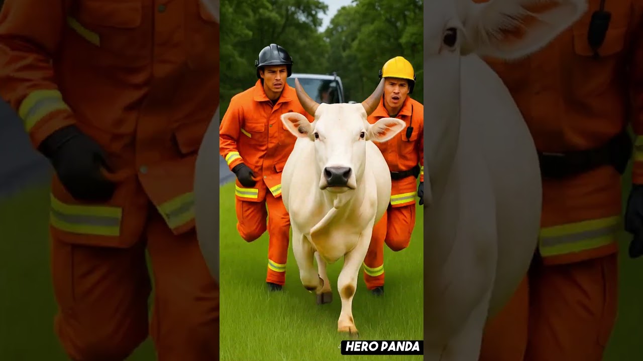 Calf covered in huge scorpions by Mischievous boy 