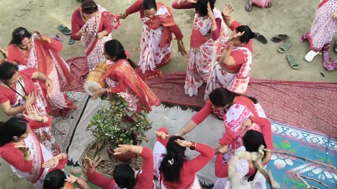 गांव की खड़ी होली#उत्तराखंडी #पहाड़ी 