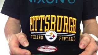 Steelers 'NFL LATERAL SNAPBACK' Black Hat by New Era