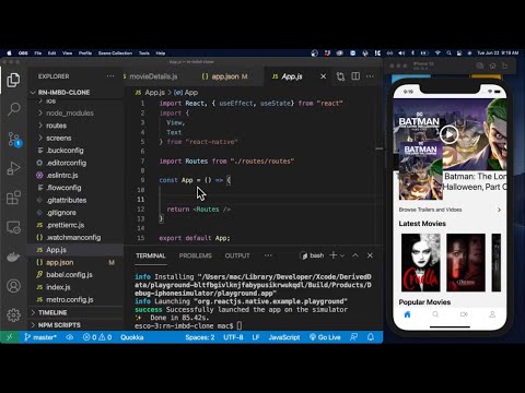 React Native Project - IMDB Clone.