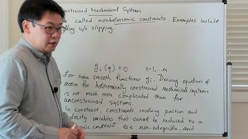 Constrained mechanical systems