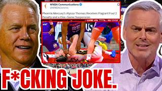 Alyssa Thomas gets PATHETIC One Game SUSPENSION for FIST in Caitlin Clark's Throat! WNBA DESTROYED!