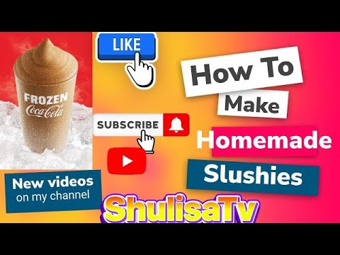 Como fazer slushy caseiro