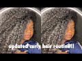 UPDATED CURLY HAIR ROUTINE!!| MaiyaJ