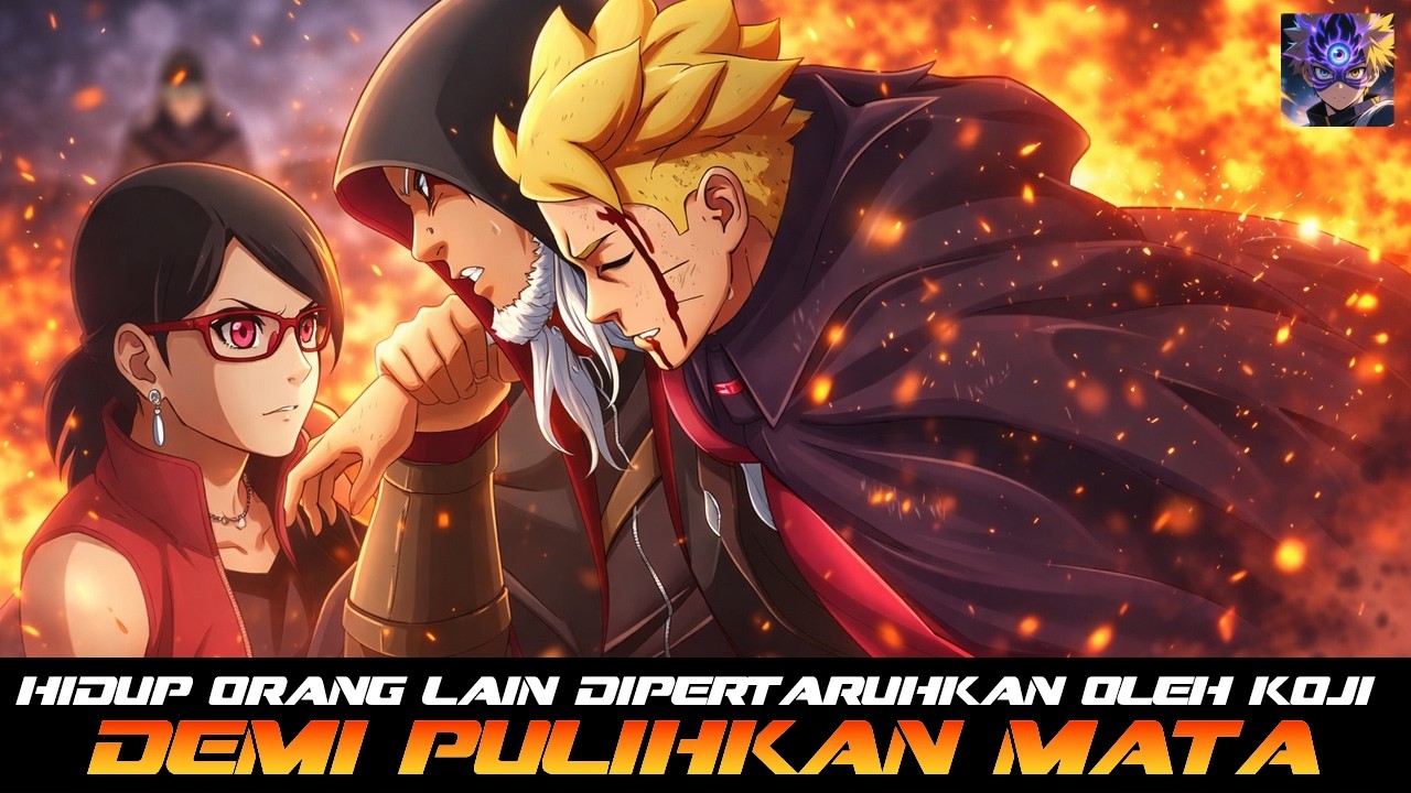 HIDUP ORANG LAIN DIPERTARUHKAN LAGI OLEH KOJI DEMI PULIHKAN MATA SARADA?