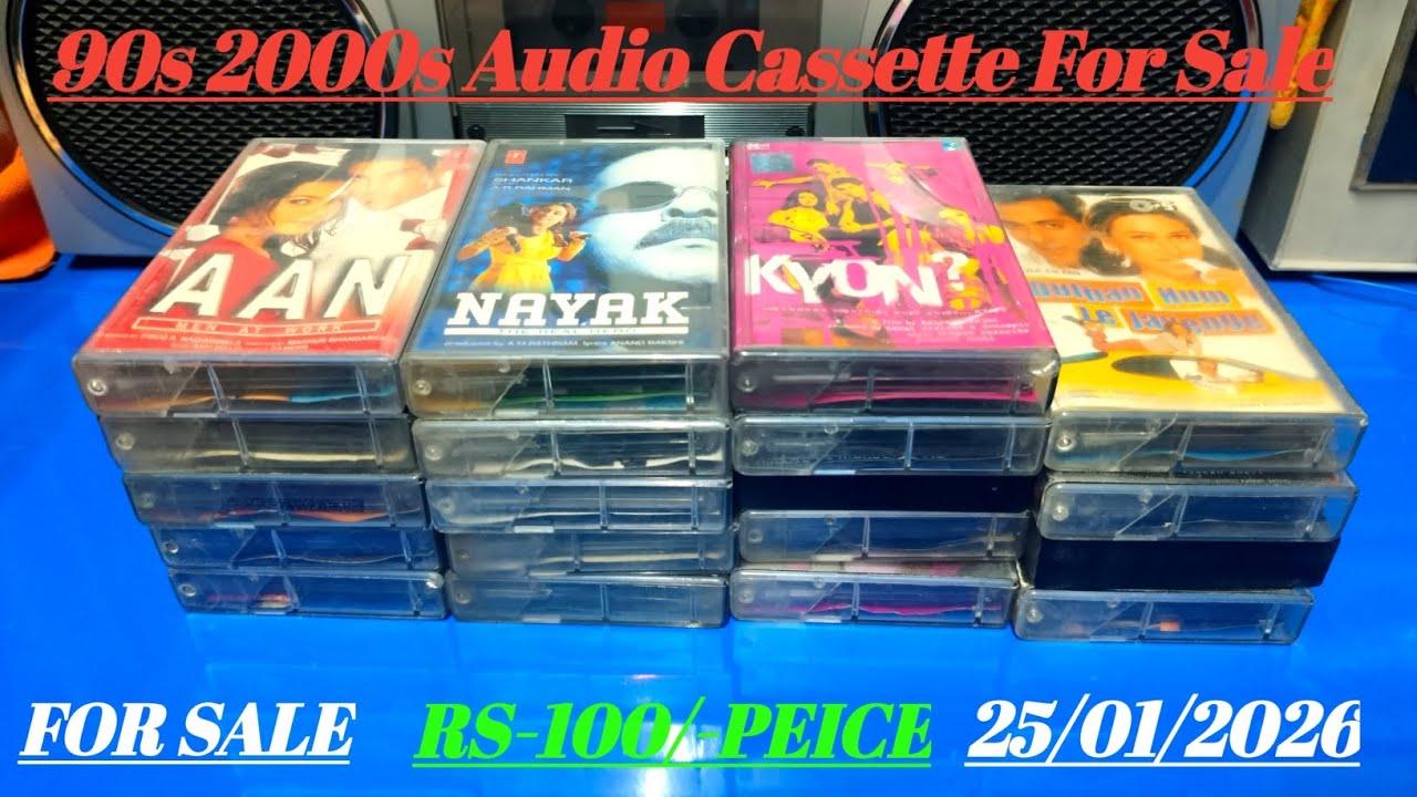 90s 2000s Audio Cassette For Sale | Hindi Audio Cassette | WhatsApp Number 7557094503 | Najmul Music