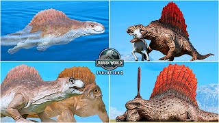 Dimetrodon All Awesome Animations & Interactions Juric World Evolution 3 Synapsid
