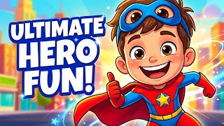 Get ready for laughs, action, and a big smile! ✨🦸‍♂️ #cartoon #kidscartoon #superherokids #montagem 