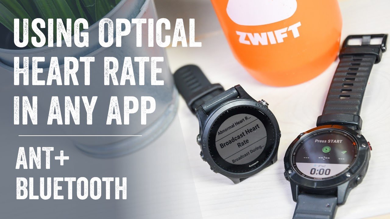 Quick Broadcast Garmin Optical HR to Apps Like Zwift // ANT & Bluetooth - YouTube
