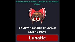 Roblox FNF - Shinmyoumaru's Theme - Kobito Of The Shining Needle (Touhou) - 97.77% - Full Combo