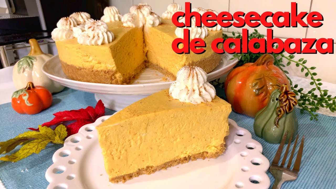 Cheesecake de Calabaza Fácil sin horno - Como Hacer - Recetas Fáciles con  Roci - YouTube