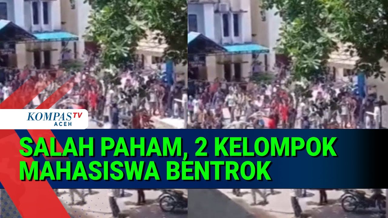 Kampus Ricuh! Dua Kelompok Mahasiswa di Ambon Bentrok Akibat Salah Paham