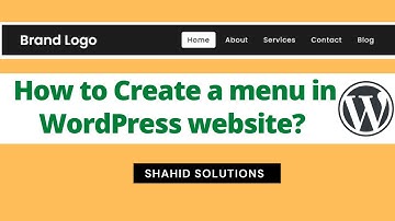 How to create a menu on a WordPress website? Urdu/Hindi | Localhost xampp server