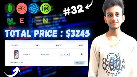 MERN STACK E-Commerce Website Tutorial #32 🔥 Calculate Total Price In Cart