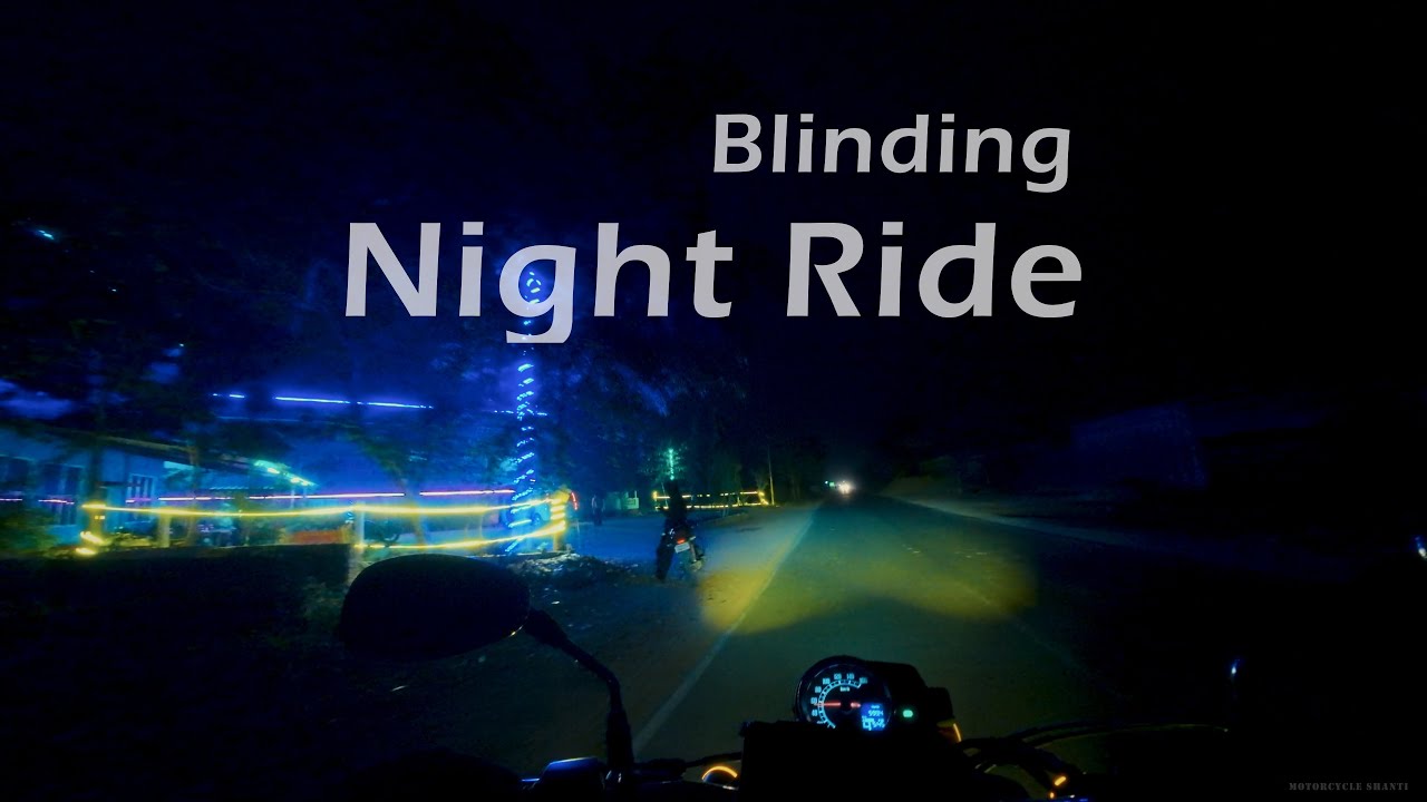 Blinding Night Ride I CB350 I DJI Osmo 4 I Raw Exhaust I POV I Cinematic 4K