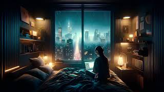 Late Night 🌙 Studying with Rain and Lofi Music | Focus and Chill