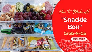 DIY SNACKLE BOX | MAKE YOUR OWN GRAB & GO SNACK BOX | #DIY #SNACKLEBOX #HEALTHY