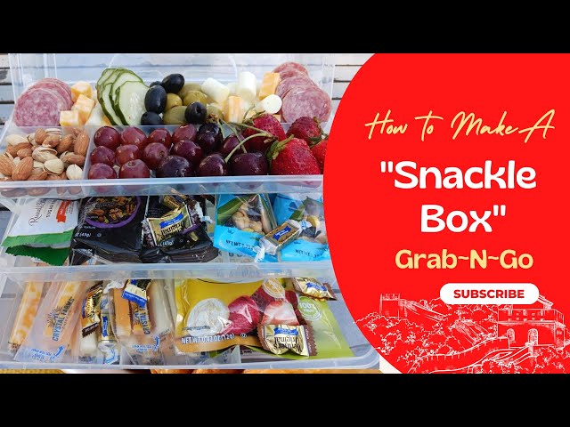 DIY SNACKLE BOX, MAKE YOUR OWN GRAB & GO SNACK BOX