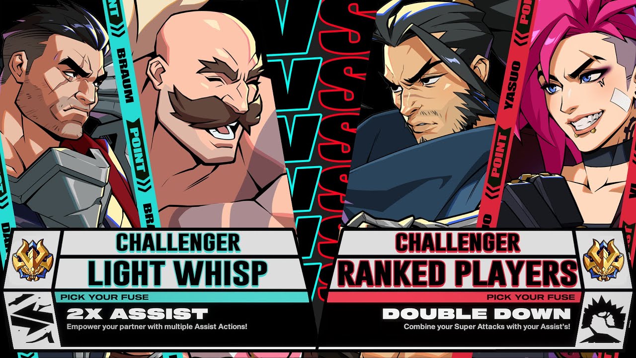 LightWhisp (Braum / Darius) vs Ranked Players - 2XKO