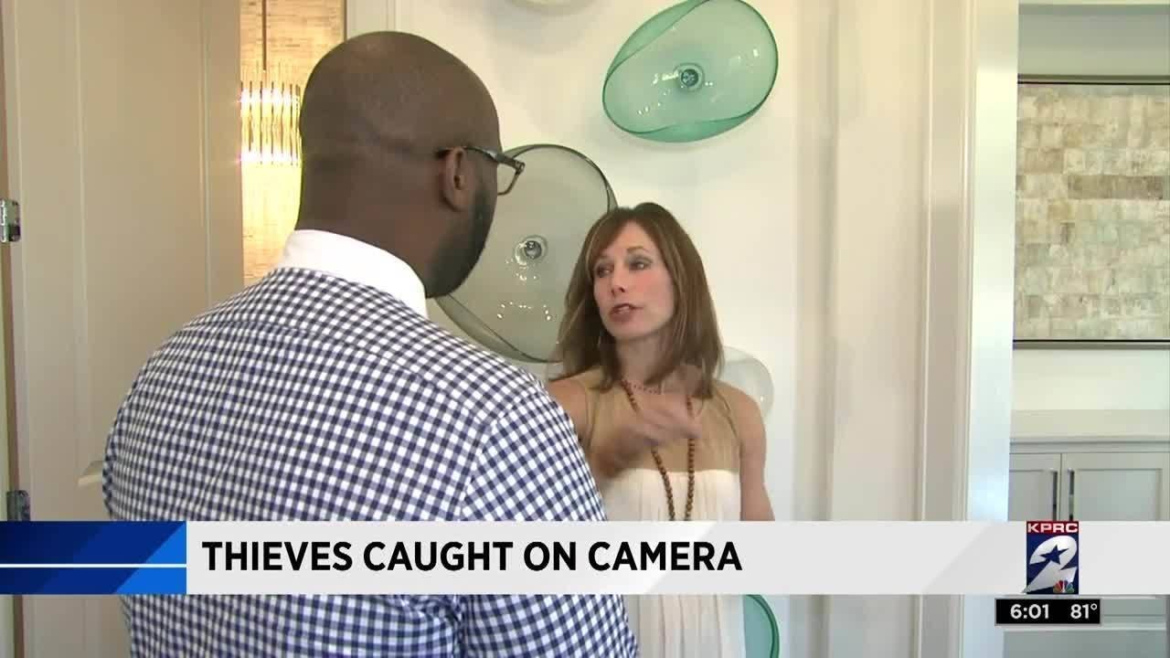 Thieves caught on camera stealing Amazon package - YouTube