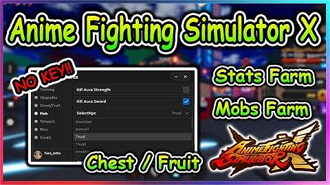 Roblox Anime Fighting Simulator X Script - Auto Farm Stats | Mobs & More