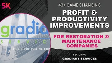 AI Ideas to Boost Productivity for Restoration & Maintenance Companies | Ft. Gradiant Services