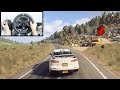 Dirt Rally 2.0 Driving Mitsubishi Lancer Evo X (Steering Wheel + Shifter) Gameplay