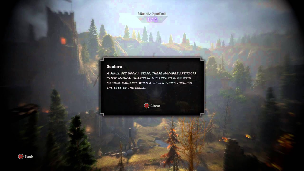 Dragon Age: Inquisition - Shards in the Hinterlands: Ocularum Details (4/4 Shards Spotted Tutorial)