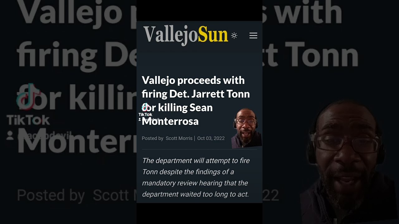 ⁣Police Detective to be fired for fatal 2020 shooting. #vallejo #california #shorts #acabdevil