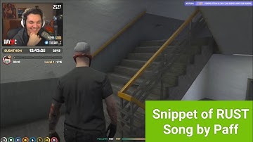 Snippet of RUST song by Paff