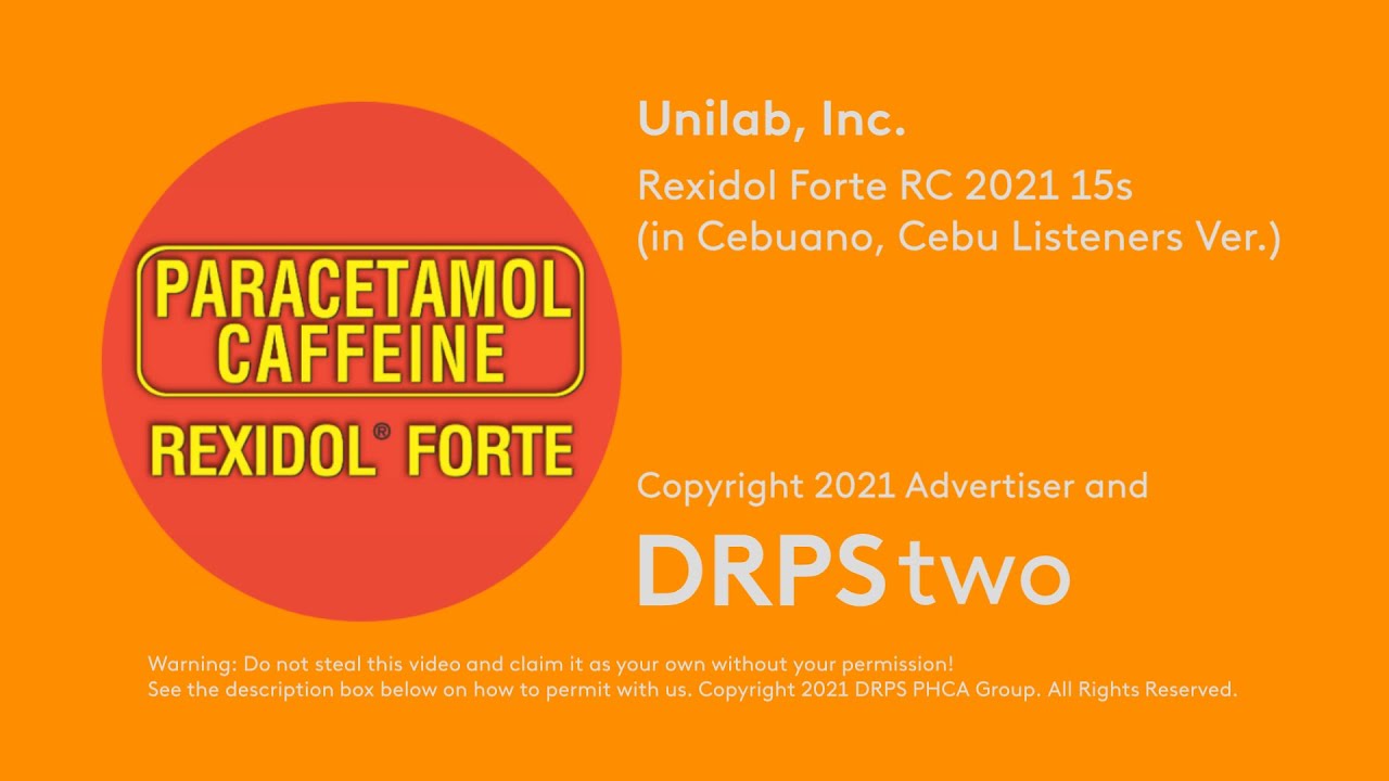 Rexidol Forte Radio Commercial 2021 15s (in Cebuano, Cebu Listeners Version)