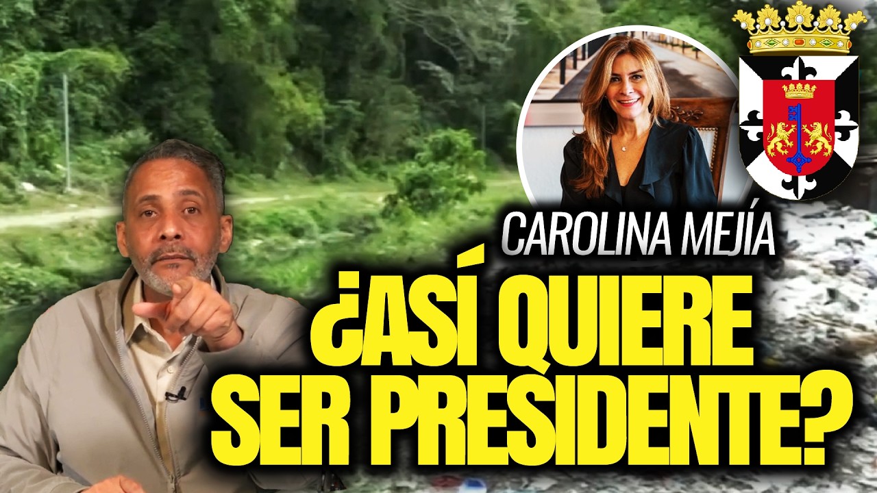 FUEGO! Carolina Mejía tiene descuida y llena de basura la capital  por aspiraciones presidenciales