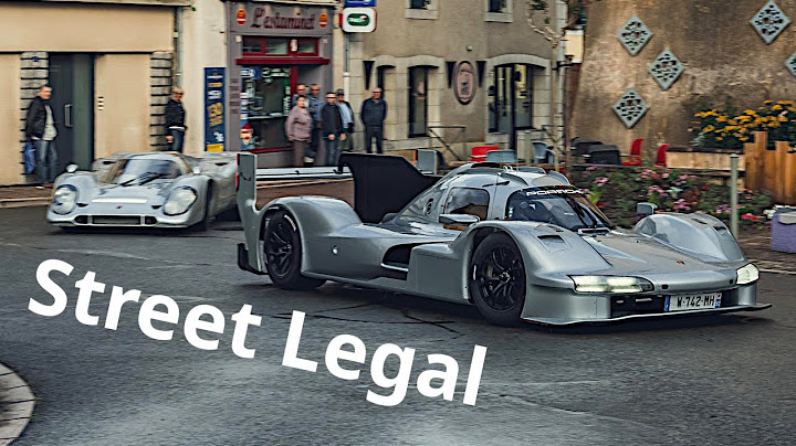 Porsche 963 RSP – Street Legal Le Mans Prototype