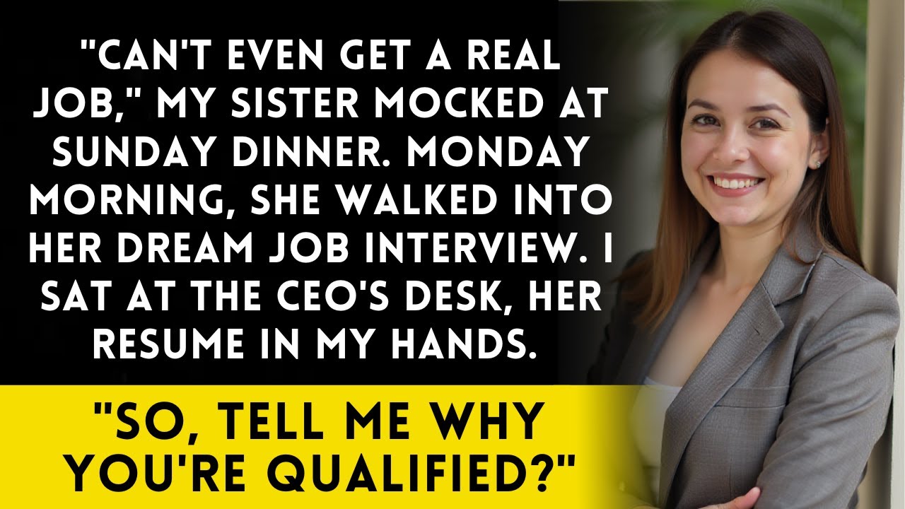 At Family Dinner, They Called Me Worthless—At Tomorrow's Meeting, They'll Call Me Boss