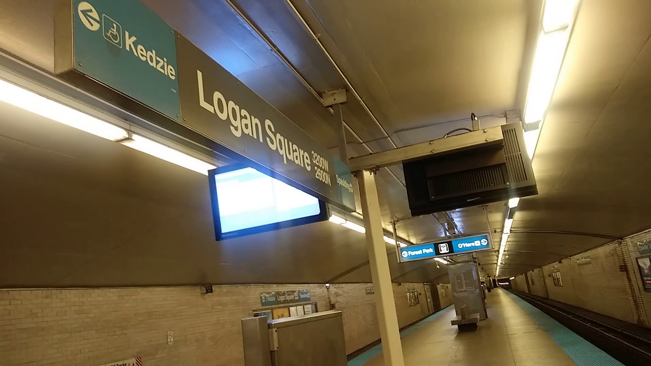 Logan Square Blue Line Station 8/30/2018