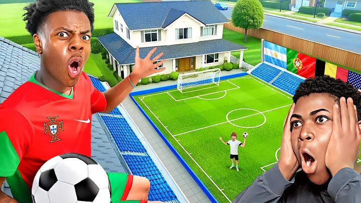I Built iShowSpeed a Soccer Field in His House!