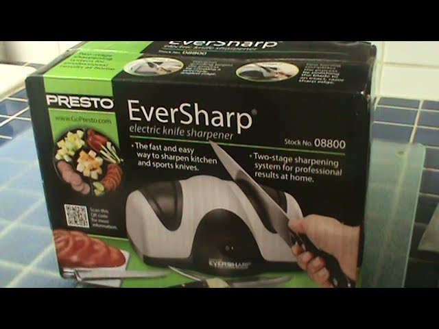 Presto® Professional EverSharp® electric knife sharpener - Product Info -  Video - Presto®