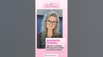 #nanobrows #training :🔺Tips for creating flowing hair strokes in your pre draw!#christyeyelashyou